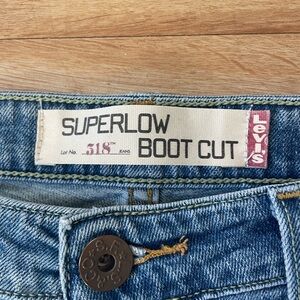 Levi's superlow boot cut women’s jeans